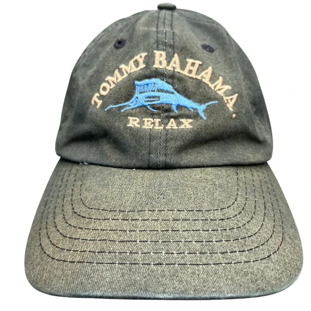 Tommy Bahama Relax Hat Mens One Size Marlin Embroidered Coastal Resortwear